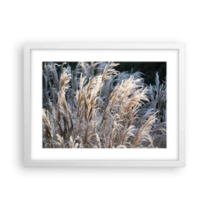 Poster in cornice bianca - Vestite di brina - 40x30 cm