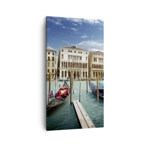 Quadro su tela - Stampe su Tela - Palazzi nel blu - 45x80 cm