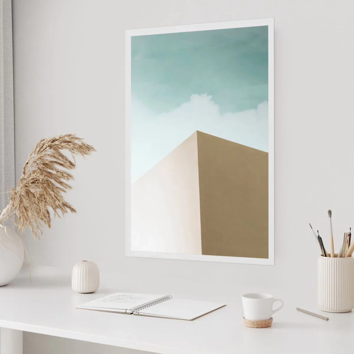 Poster - Geometria di un'estate assolata - 40x50 cm