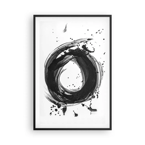 Poster in cornice nera - Il vortice della creazione - 61x91 cm