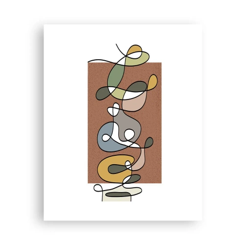 Poster - Un'astrazione da ridere - 40x50 cm