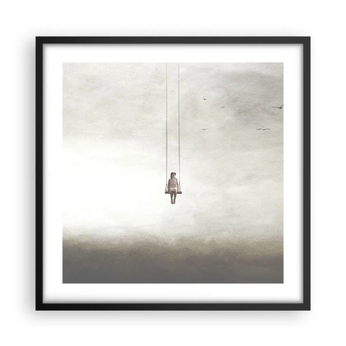 Poster in cornice nera - Il bambino che è in noi - 50x50 cm