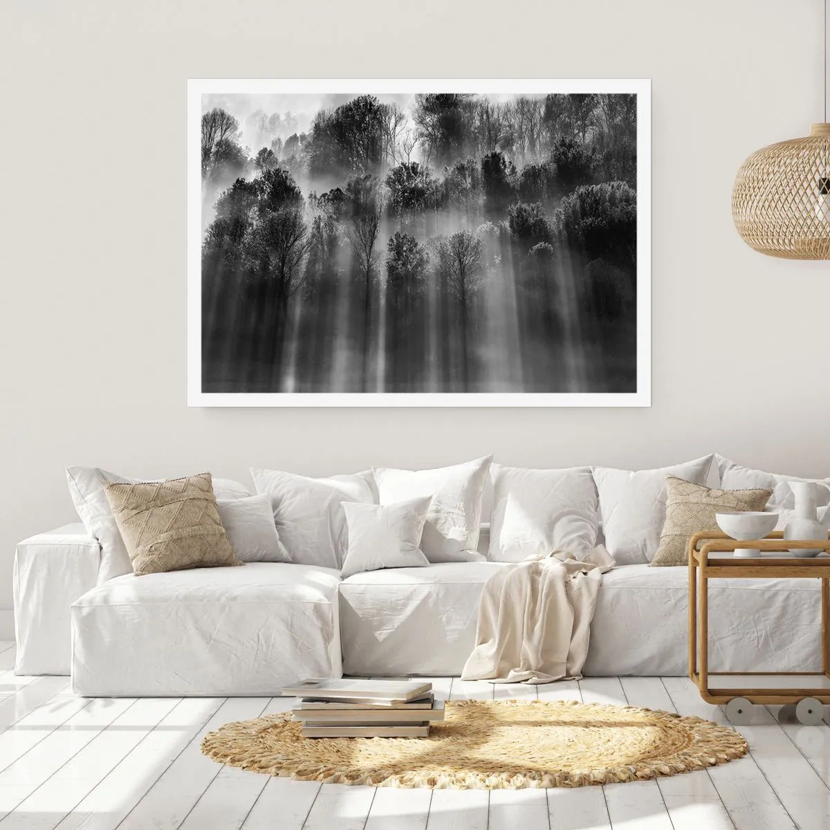 Poster - Nei getti di luce - 50x40 cm