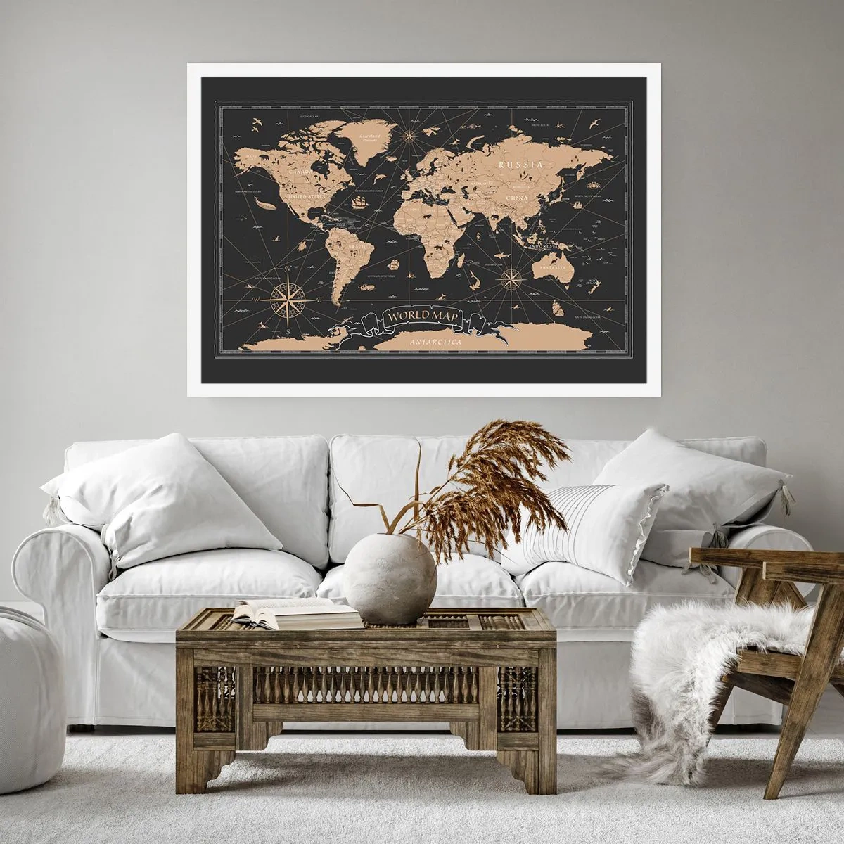 Poster - I confini del mio mondo - 70x50 cm
