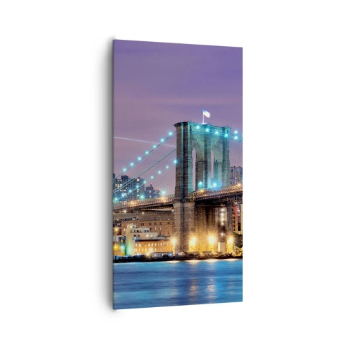 Quadro su tela - Stampe su Tela - Da tanti anni il ponte di Brooklyn - 65x120 cm