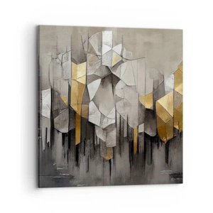 Quadro su tela - Stampe su Tela - Composizione di ghiaccio e luce - 70x70 cm