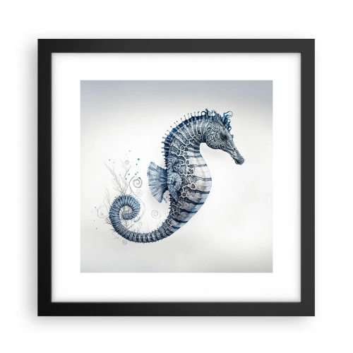 Poster in cornice nera - Delicato scherzo di natura - 30x30 cm