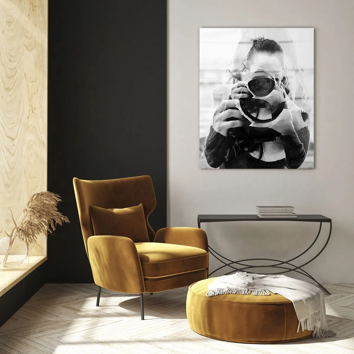 Quadro su vetro - Il creatore e il suo materiale - 50x70cm - Il creatore e il materiale - Decorazione murale moderna per soggiorno e camera da letto ARTTOR