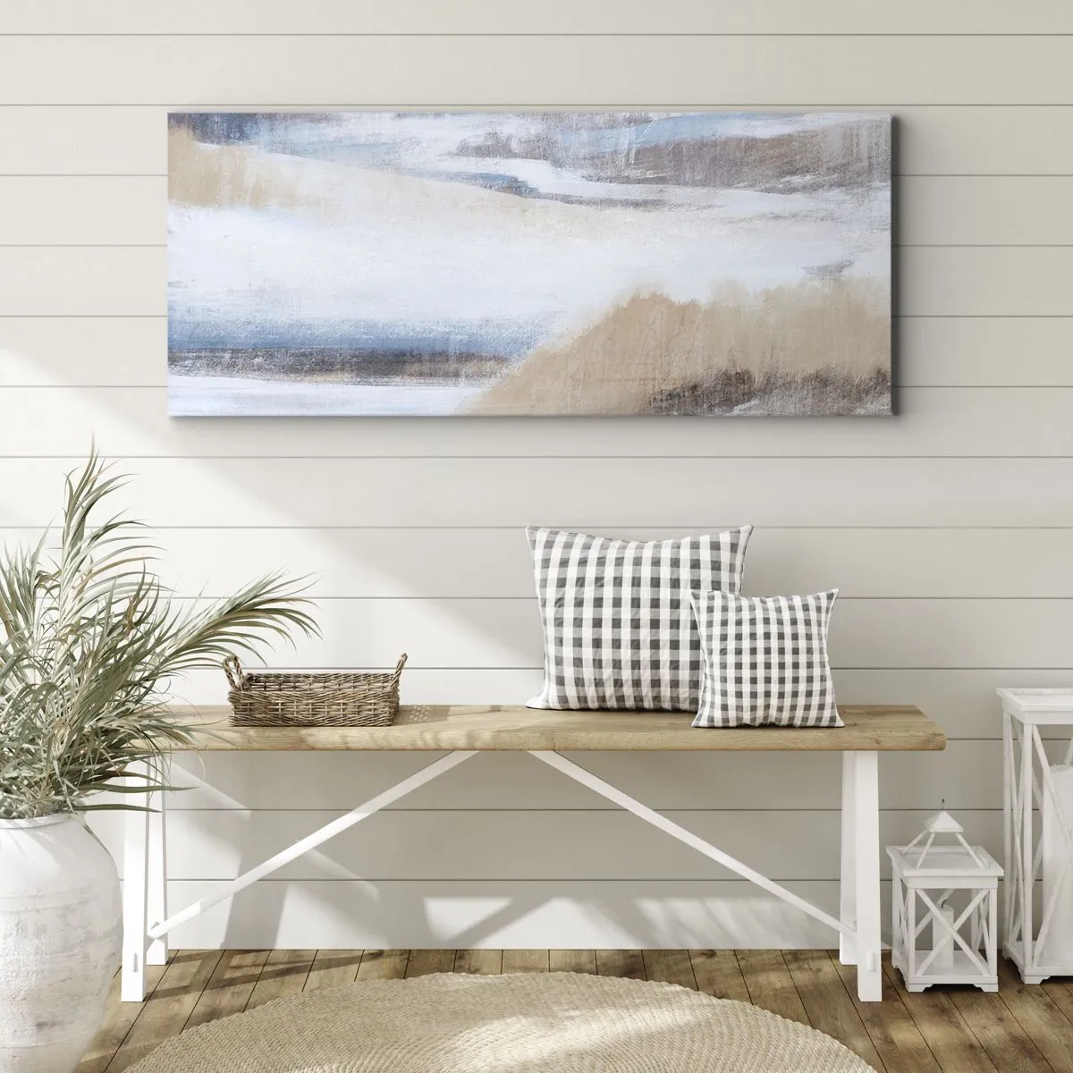 Quadro su tela - Stampe su Tela - Composizione invernale - 90x30 cm