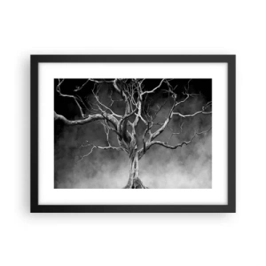 Poster in cornice nera - Primordiale e sacro - 40x30 cm