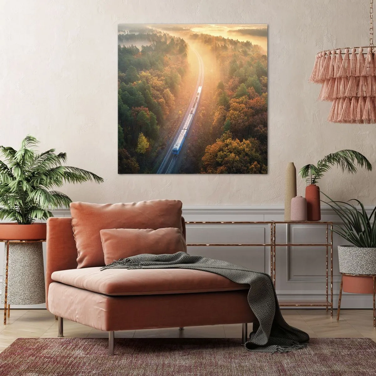 Quadro su tela - Stampe su Tela - Viaggio autunnale - 40x40 cm