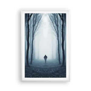 Poster in cornice bianca - E tutto è semplice e chiaro - 61x91 cm