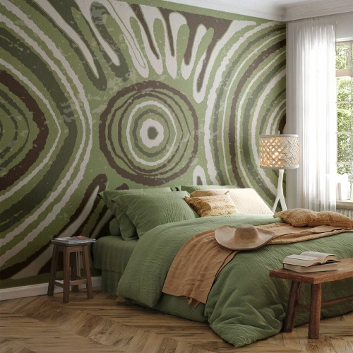 Fotomurali Autoadesivo Deluxe Sticker - Esplosione di emozioni - Invecchiato, Boho, Pezzo - 350x256 cm