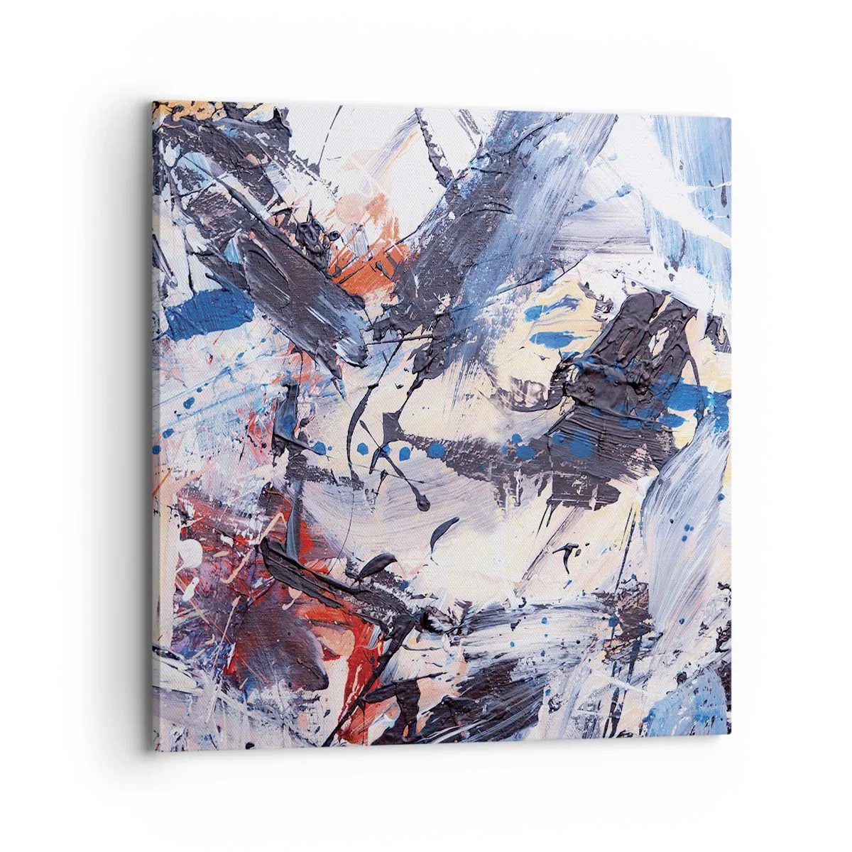 Quadro su tela - Stampe su Tela - La danza folle dell'astrazione - 70x70 cm