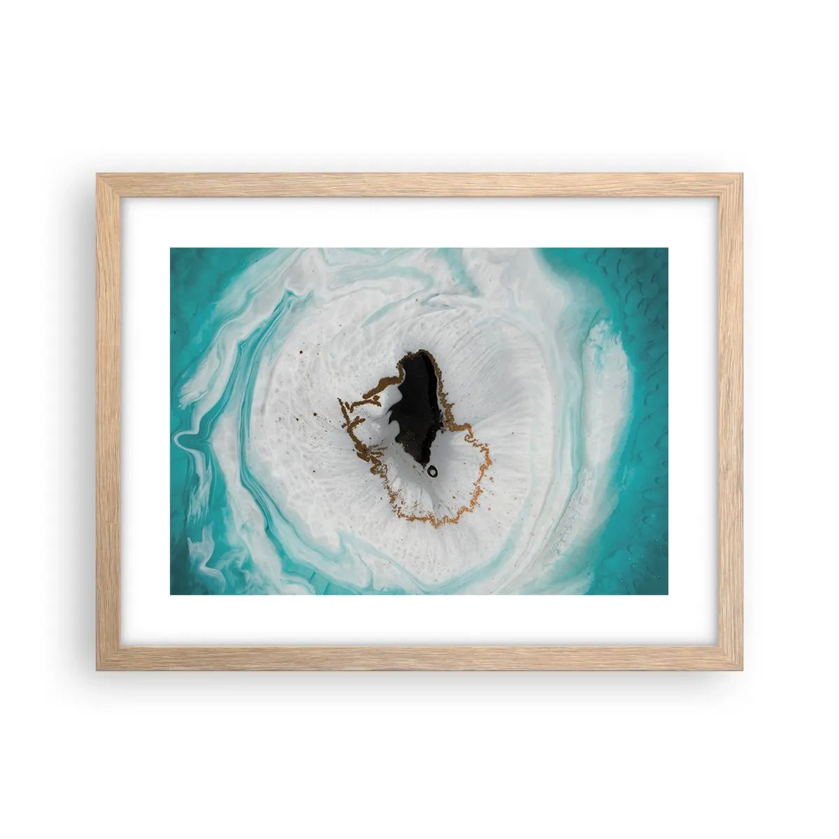 Poster in cornice rovere chiaro - Penetrare all'interno - 40x30 cm