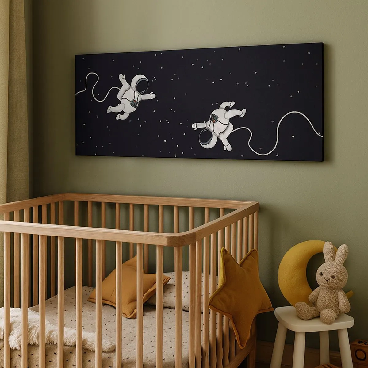 Quadro su tela - Stampe su Tela - Danza cosmica - 100x40 cm