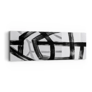Quadro su tela - Stampe su Tela - Costruendo la profondità - 90x30 cm
