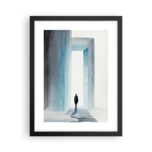 Poster in cornice nera - Vivi senza limiti - 30x40 cm