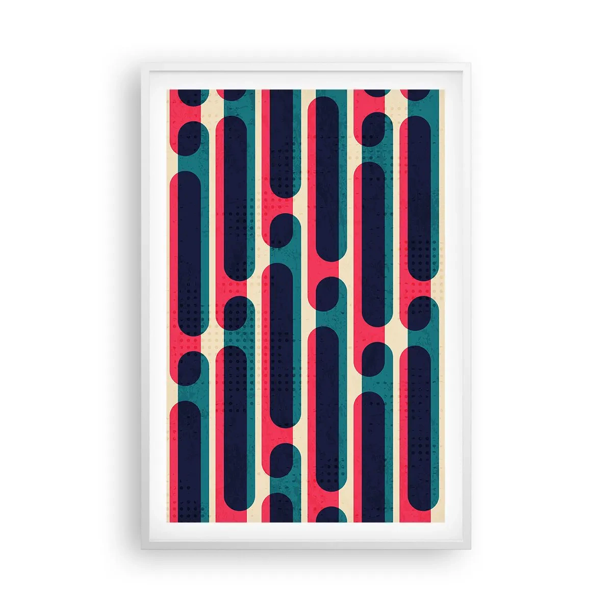 Poster in cornice bianca - Avanti fino in fondo - 61x91 cm