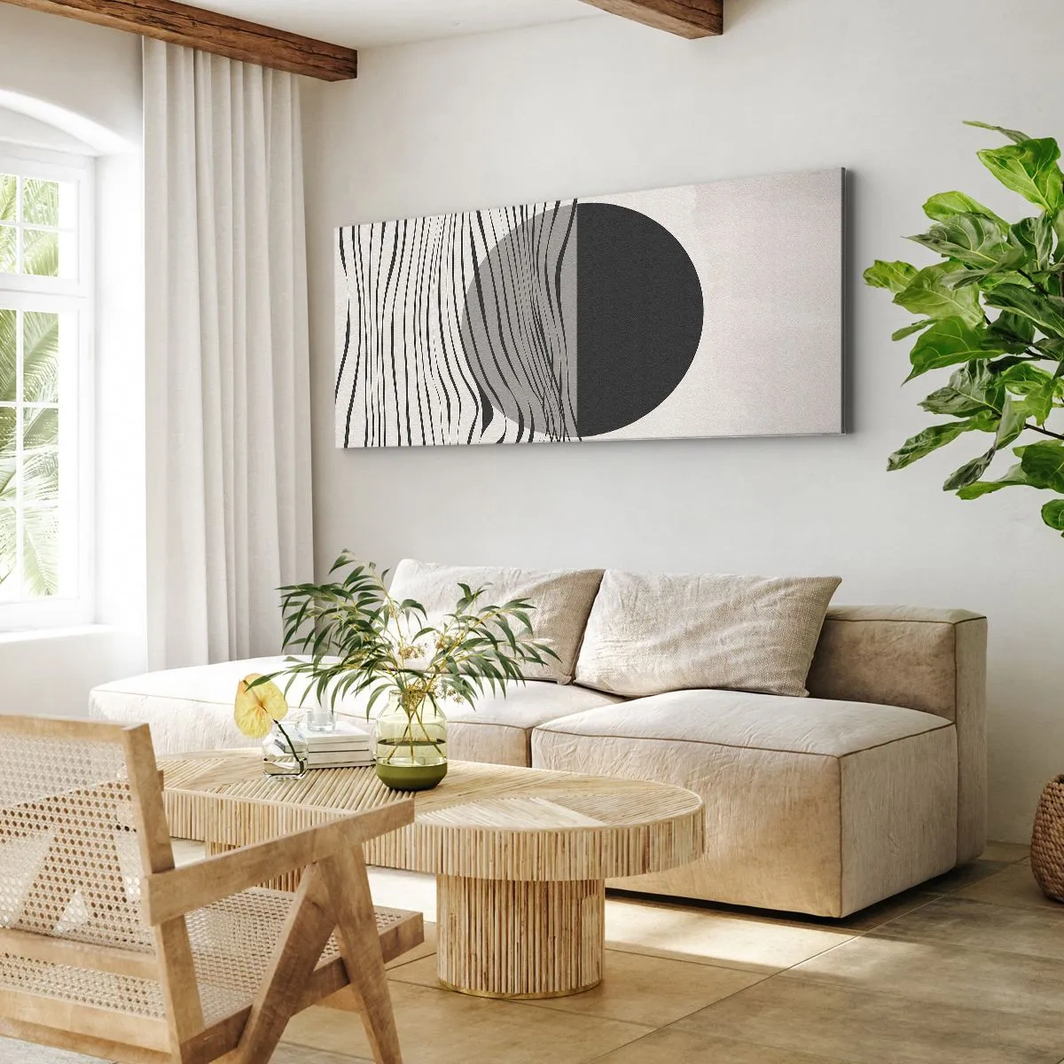 Quadro su tela - Stampe su Tela - Composizione a metà - 100x40 cm