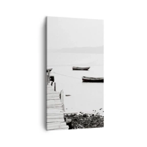 Quadro su tela - Stampe su Tela - Sull'acqua silenziosa e pura - 45x80 cm