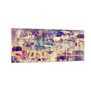 Quadro su vetro - E questo resterà - 100x40 cm