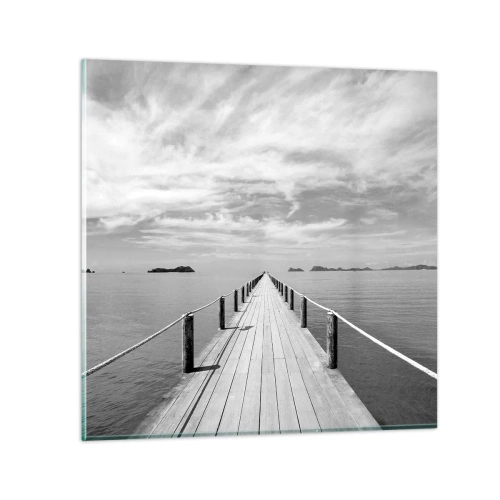 Quadro su vetro - Forse un viaggio... - 60x60 cm