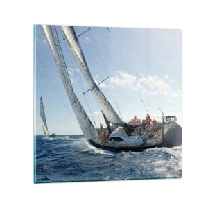 Quadro su vetro - Che vinca il migliore - 30x30 cm