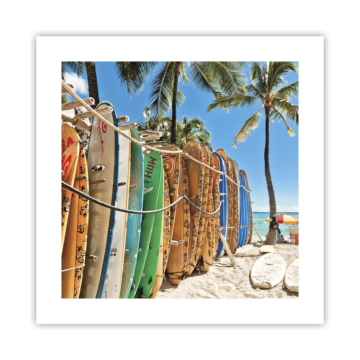 Poster - Divertimento sotto il sole - 40x40 cm