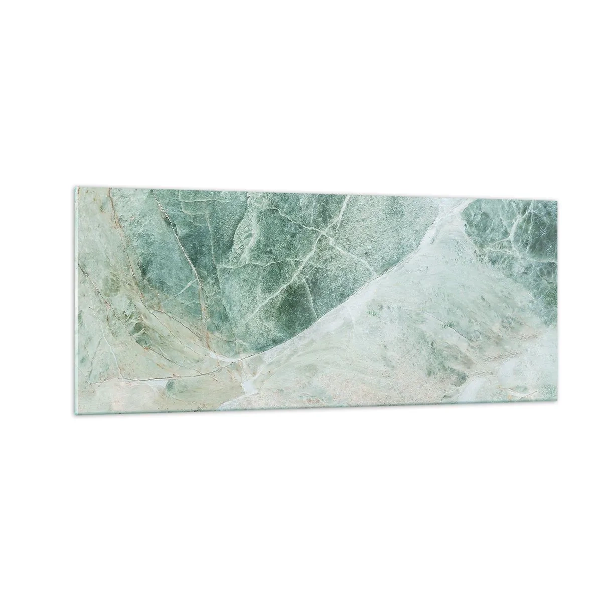 Quadro su vetro - Il freddo nobile della pietra - 100x40 cm