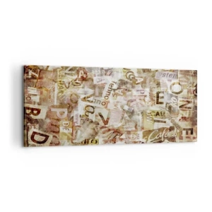 Quadro su tela - Stampe su Tela - Unificando le chiacchiere - 100x40 cm