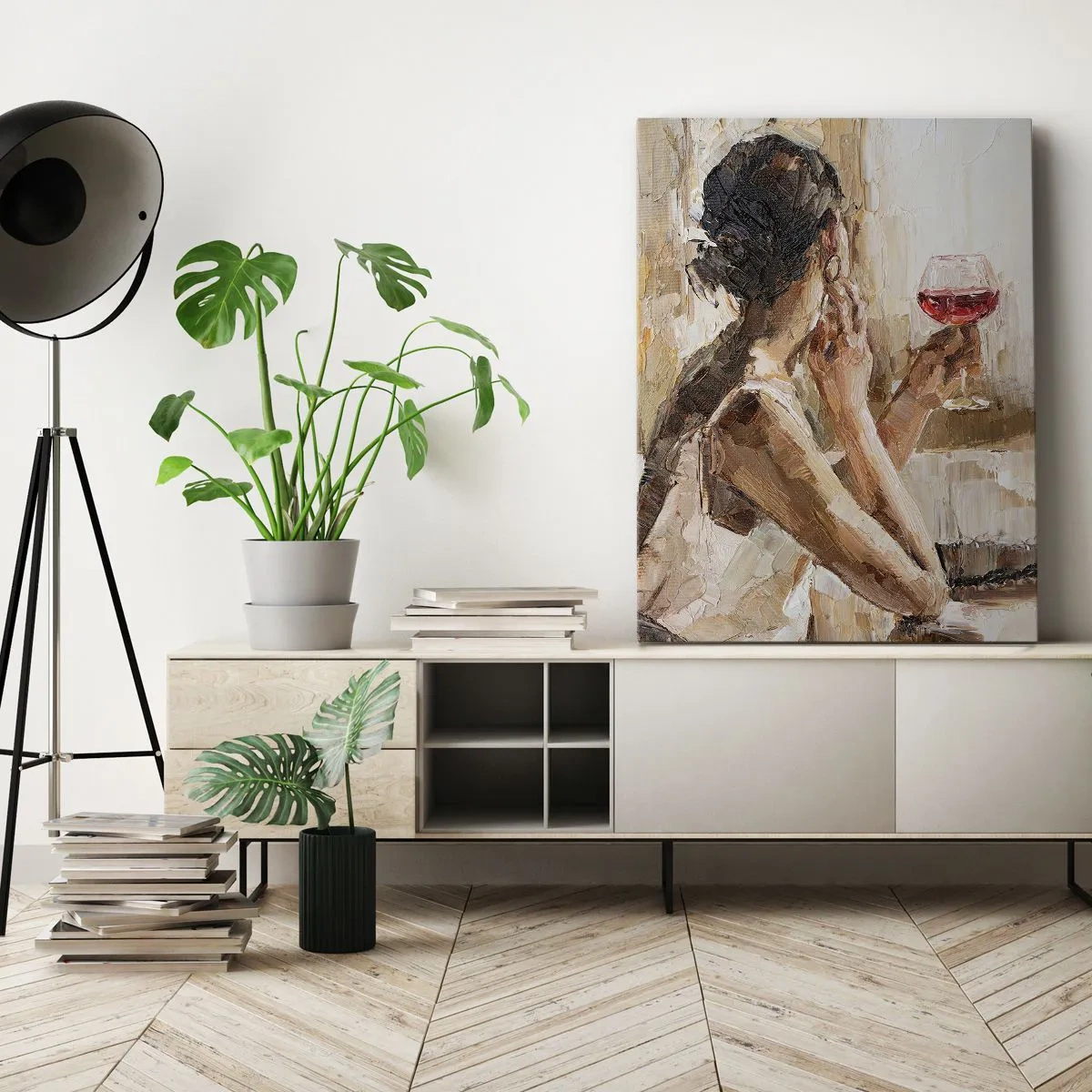 Quadro su tela - Stampe su Tela - Il sapore di un buon momento - 45x80 cm