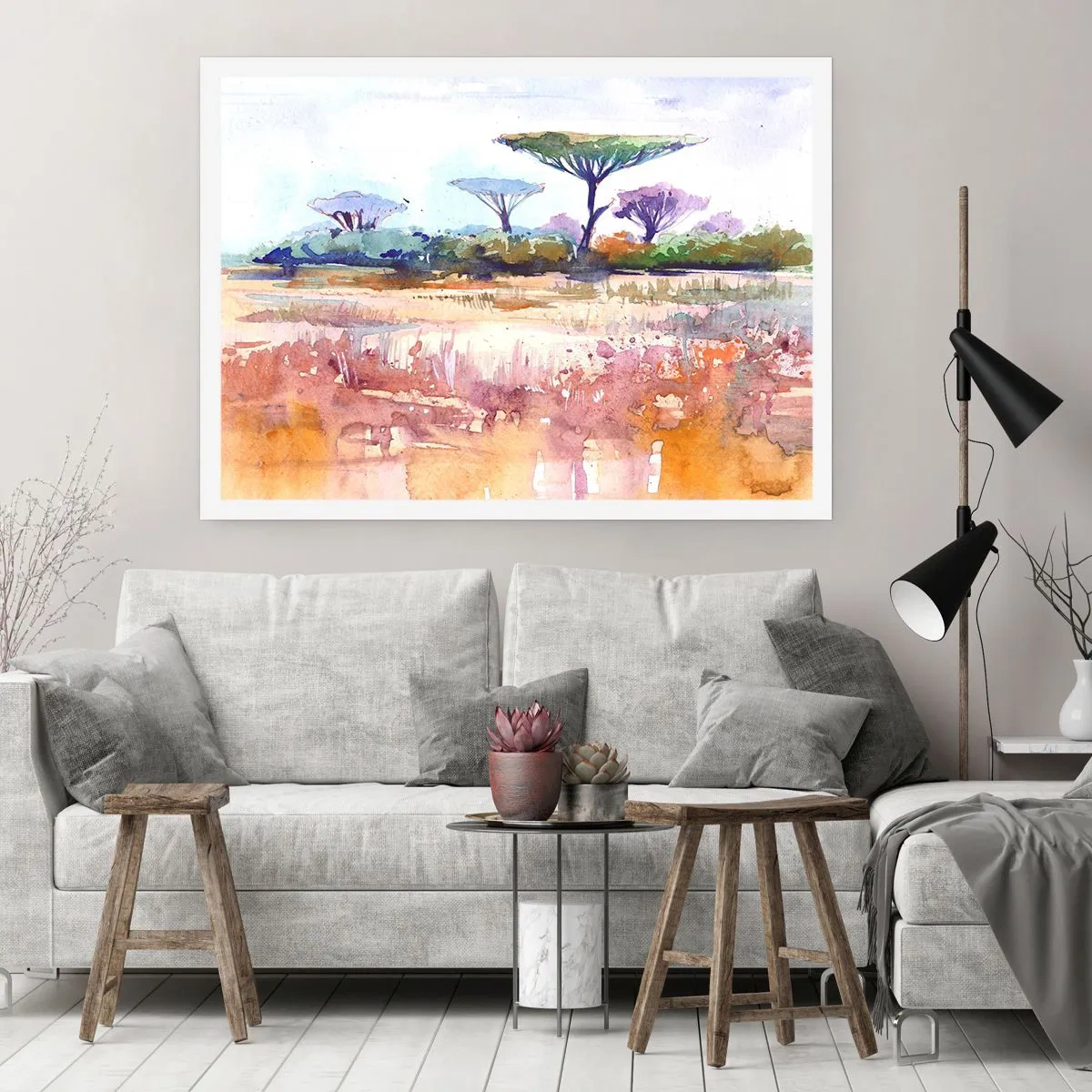 Poster - I colori della savana - 91x61 cm