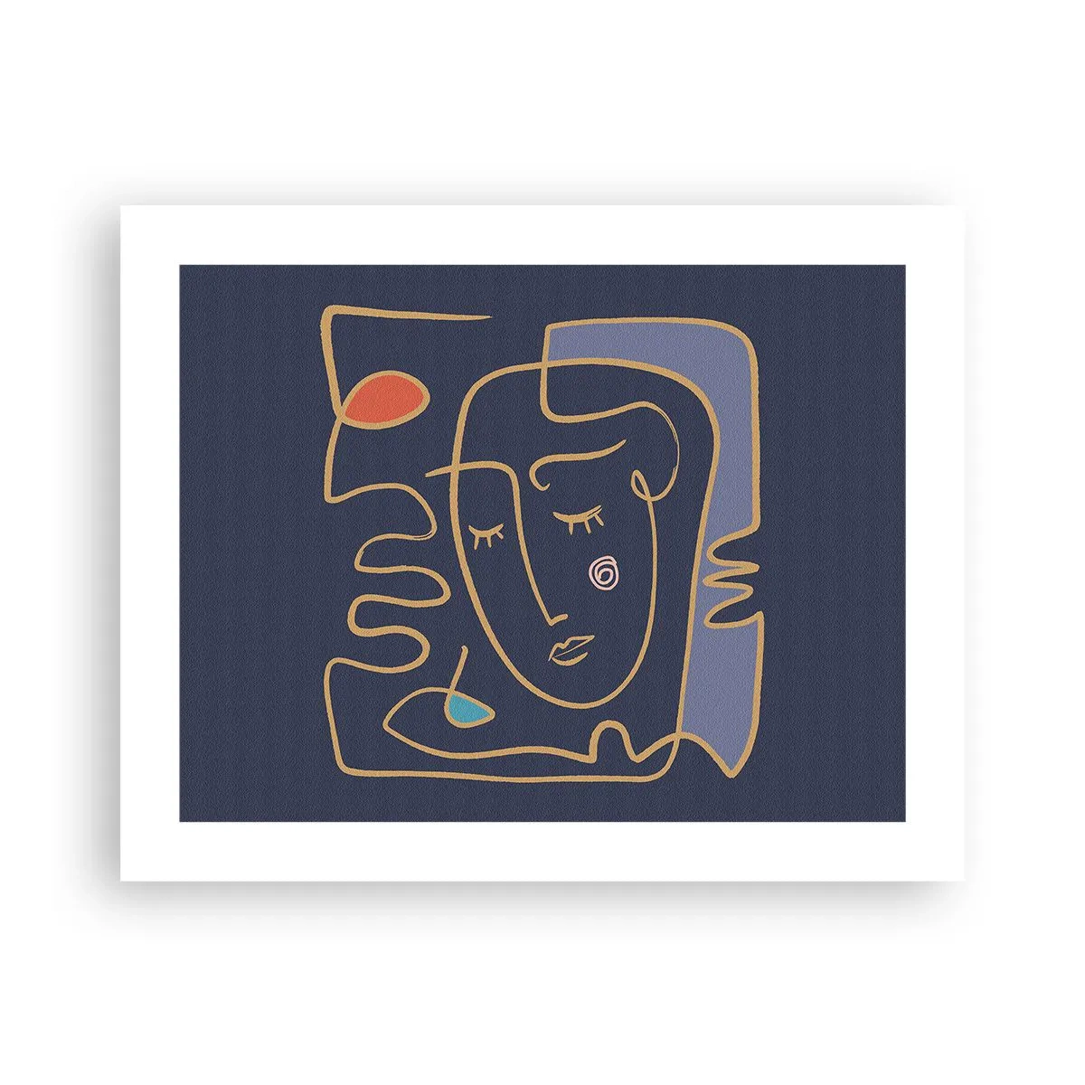 Poster - Pensierosa - 50x40 cm