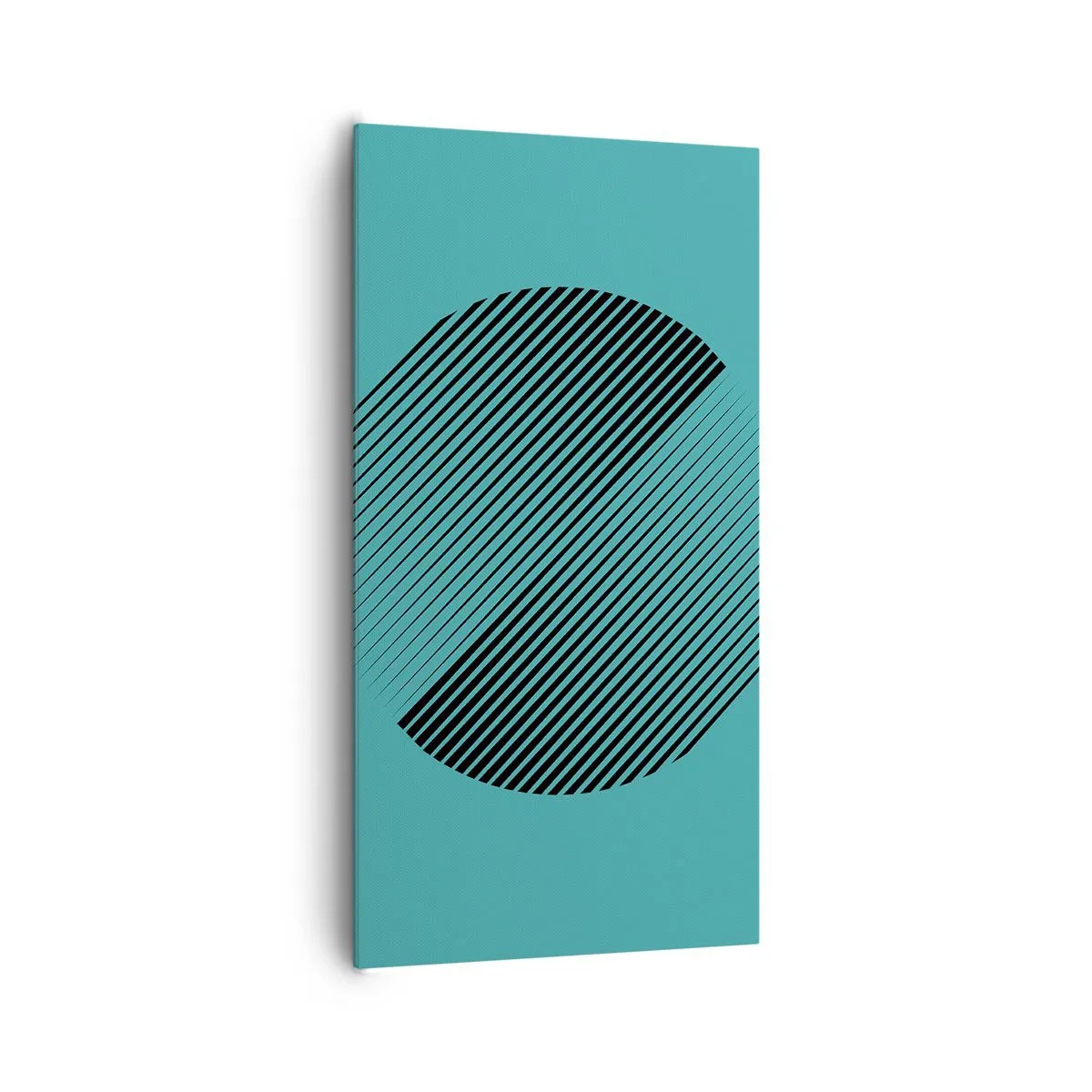 Quadro su tela - Stampe su Tela - Cerchio: variazione geometrica - 65x120 cm