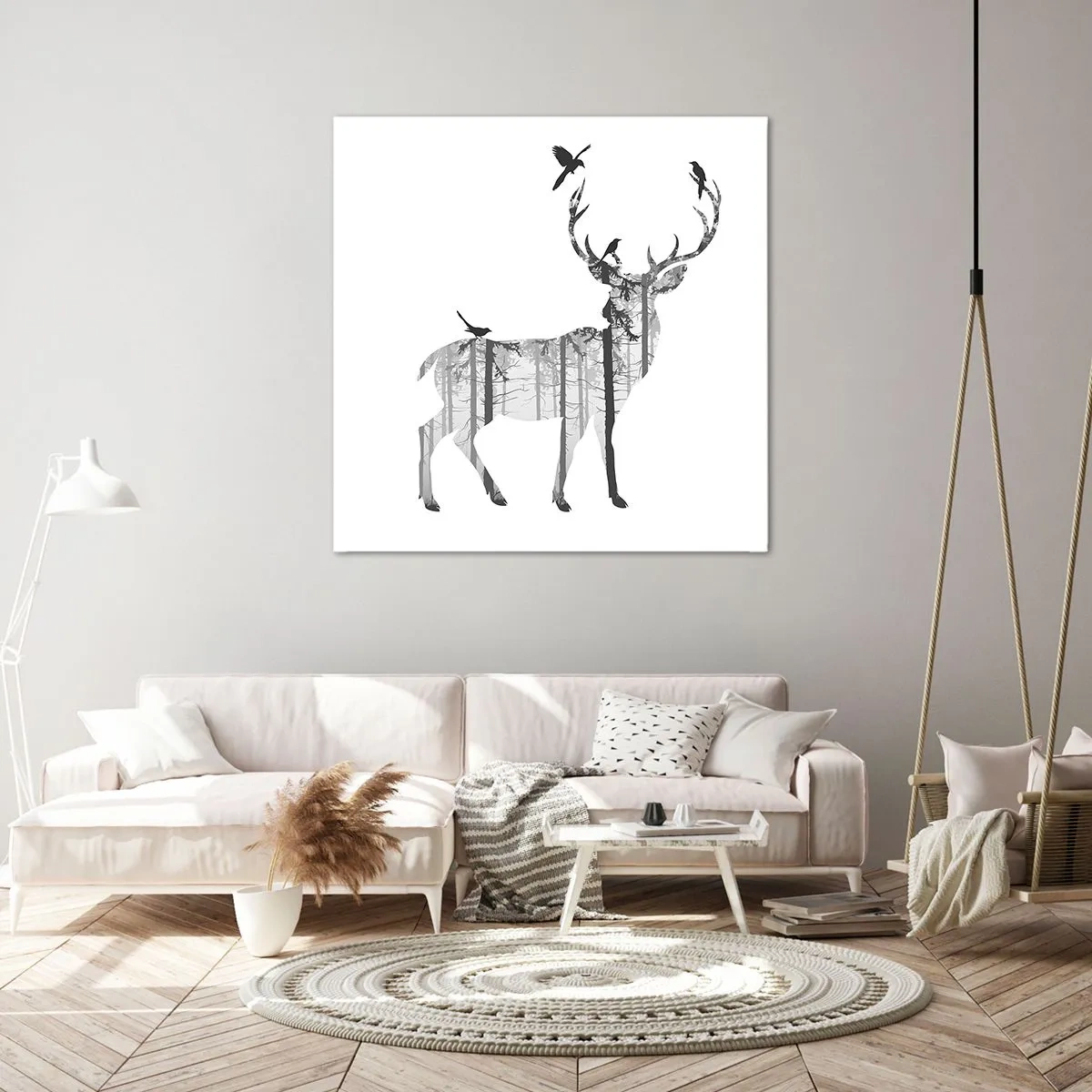 Quadro su tela - Stampe su Tela - Lo spirito buono del bosco - 70x70 cm