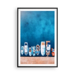Poster in cornice nera - In una fila - 61x91 cm