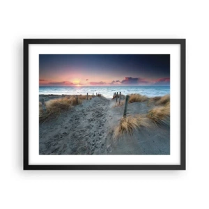 Poster in cornice nera - Hai versato un arcobaleno di luce radiosa... - 50x40 cm