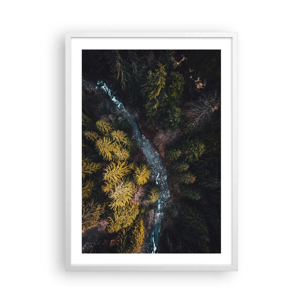 Poster in cornice bianca - Sempre più veloce - 50x70 cm