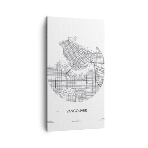 Quadro su tela - Stampe su Tela - Anatomia Vancouver - 45x80 cm