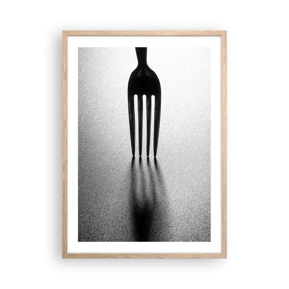 Poster in cornice rovere chiaro - Luce e ombra - 50x70 cm