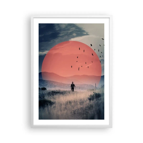 Poster in cornice bianca - Nei propri elementi - 50x70 cm