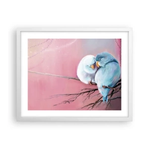Poster in cornice bianca - Che cosa aggiungere? - 50x40 cm