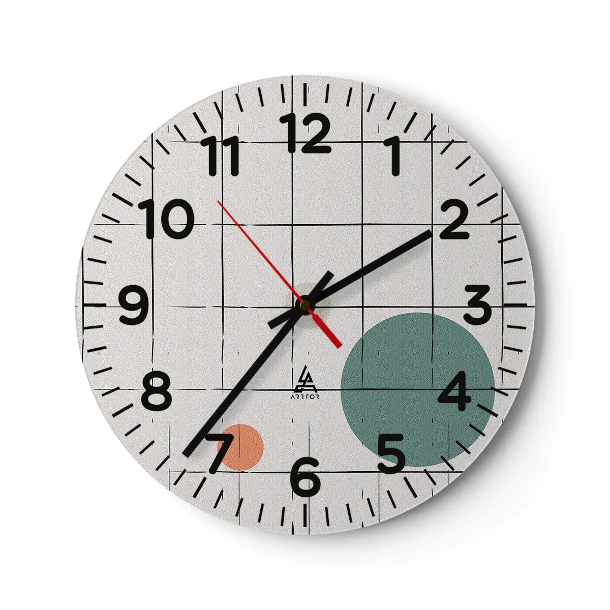 Orologio da parete - Orologio in Vetro - Prigionieri. Noi o loro? - 40x40 cm