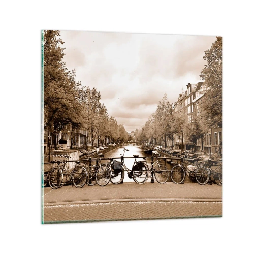 Quadro su vetro - Atmosfera olandese - 30x30 cm