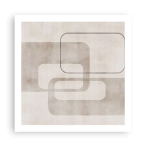 Poster - Giunti geometrici - 60x60 cm