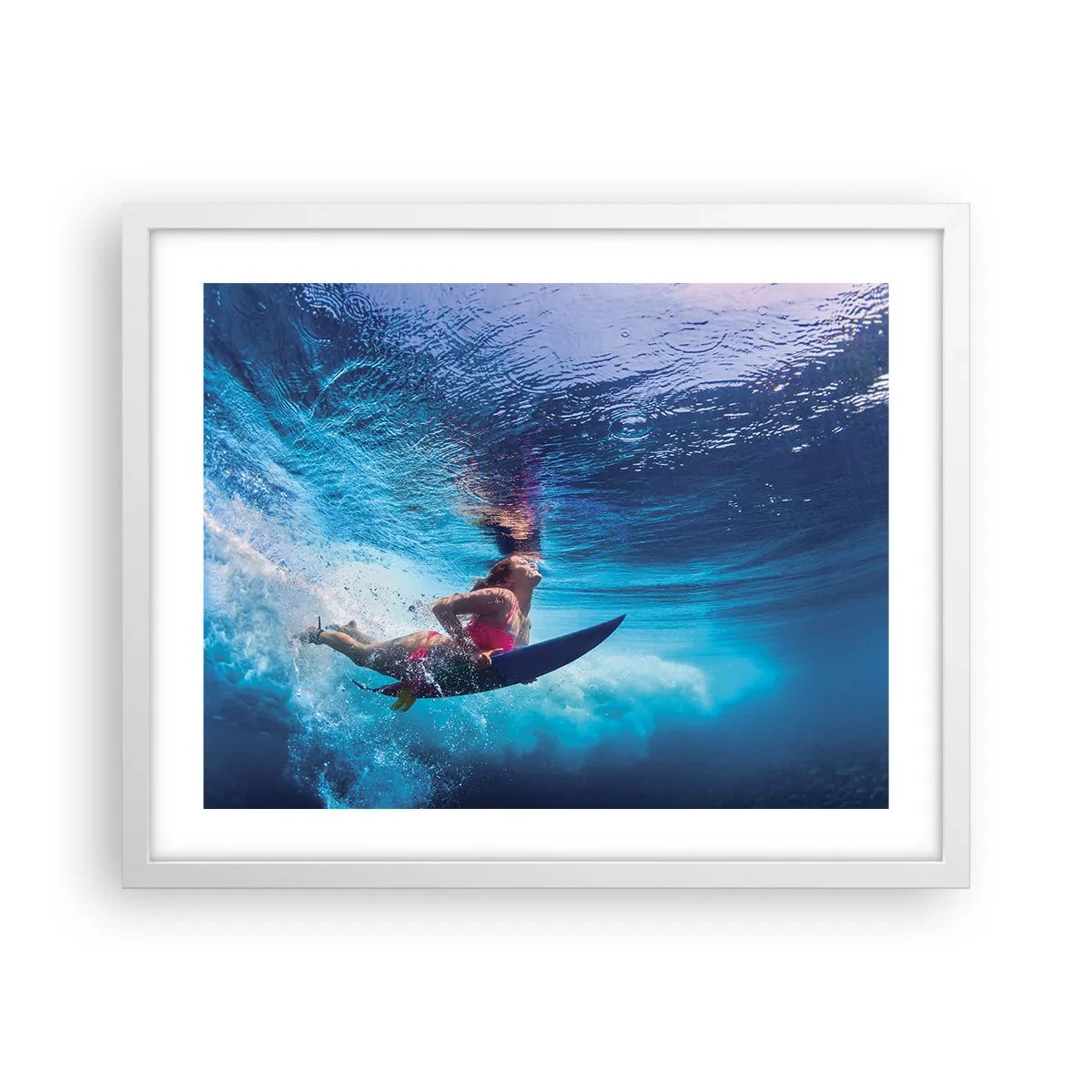 Poster in cornice bianca - La profondità della gioia - 50x40 cm