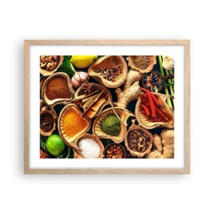 Poster in cornice rovere chiaro - Prendi quello che vuoi - 50x40 cm