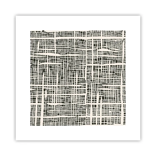 Poster - Composizione tessuta - 30x30 cm