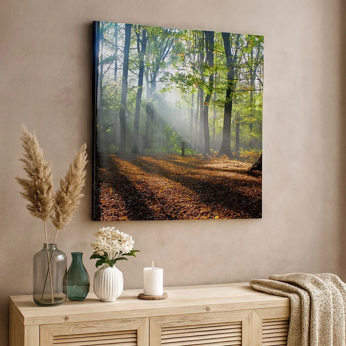 Quadro su tela - Stampe su Tela - Luci e ombre - 30x30 cm